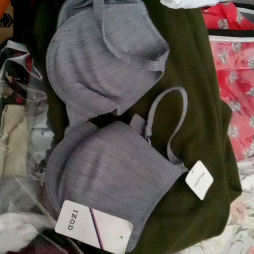 Gray T shirt bra